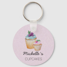 Muffinsar och färgen på fruktvatten nyckelring