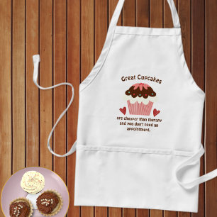 Muffinsar och Hearts Humor Apron Förkläde
