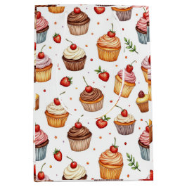 Muffinsar och jordgubbar