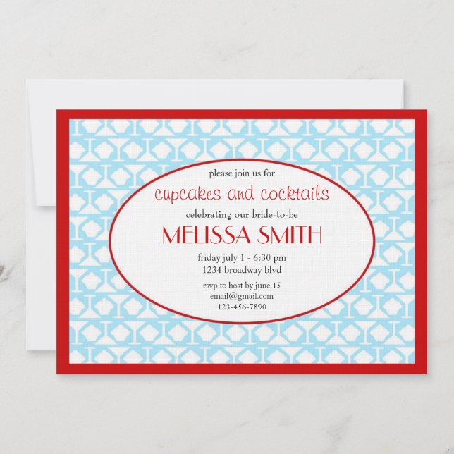 Muffinsar och kapsvansar inbjudningar (Framsida)