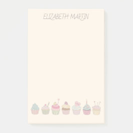 Muffinsar och Namn Post-it Block