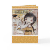 Muffinsar och Önskemål - födelsedagskort