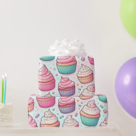 Muffinsar och Pastel Sprinkles Presentpapper
