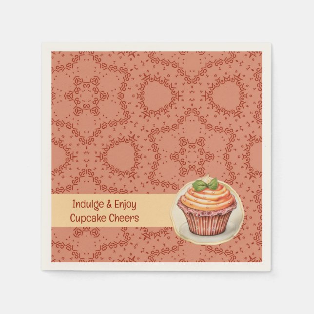 Muffinsar och punkter pappersservett (Framsidan)