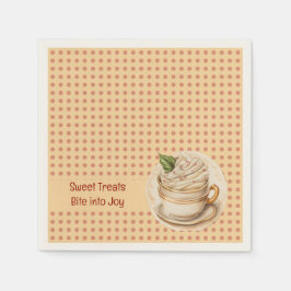 Muffinsar och punkter pappersservett