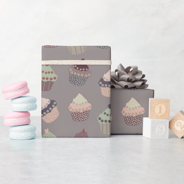 Muffinsar Presentpapper (Baby Shower)