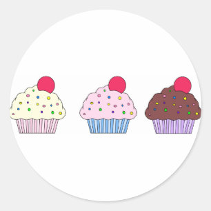 Muffinsar Runt Klistermärke