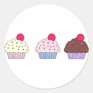 Muffinsar Runt Klistermärke