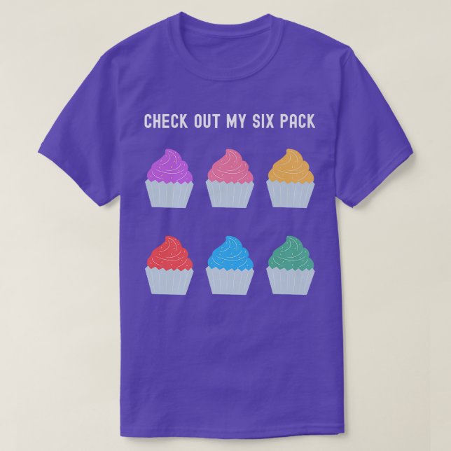 Muffinsar Si Pack Foodie Dessert Baking Fitness Sa T Shirt (Design framsida)