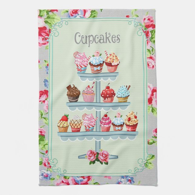 Muffinsar Tea Towel. Kökshandduk (Vertikal)