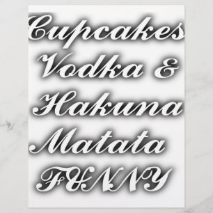 Muffinsar Vodka Hakuna Matata FUNNY