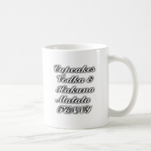 Muffinsar Vodka Hakuna Matata FUNNY Kaffemugg