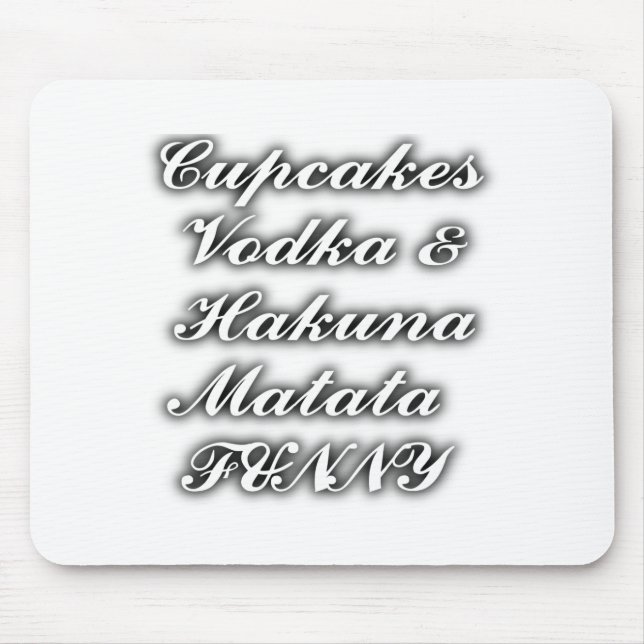 Muffinsar Vodka Hakuna Matata FUNNY Musmatta (Framsidan)