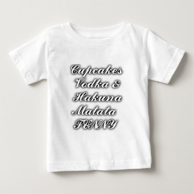 Muffinsar Vodka Hakuna Matata FUNNY Tee (Framsida)
