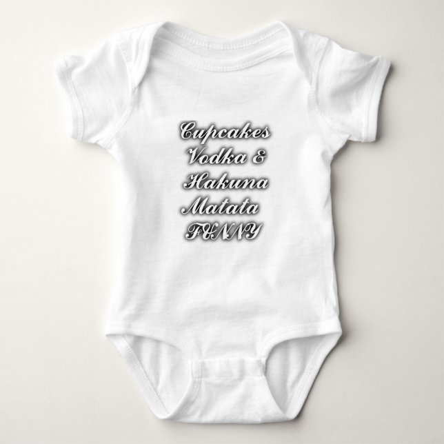 Muffinsar Vodka Hakuna Matata FUNNY Tee Shirt (Framsida)