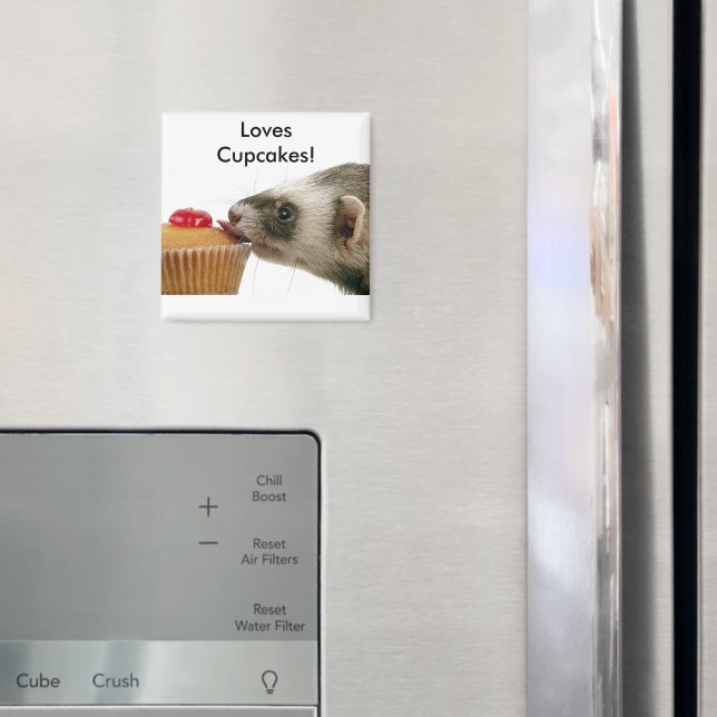 Muffinsarna Ferrets Kärlek Magnet (In Situ (Fridge))