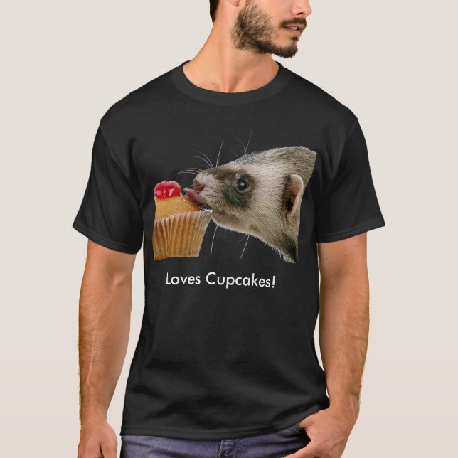Muffinsarna Ferrets Kärlek T-shirt (Framsida)