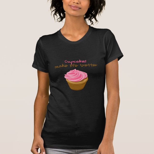 Muffinsen gör liv bättre t-shirt (Framsida)