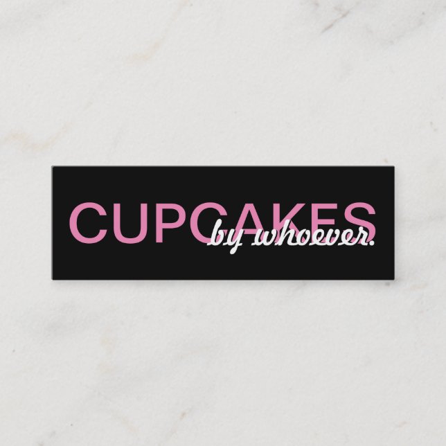 muffinsstansmaskinkort lojalitetskort (Framsida)