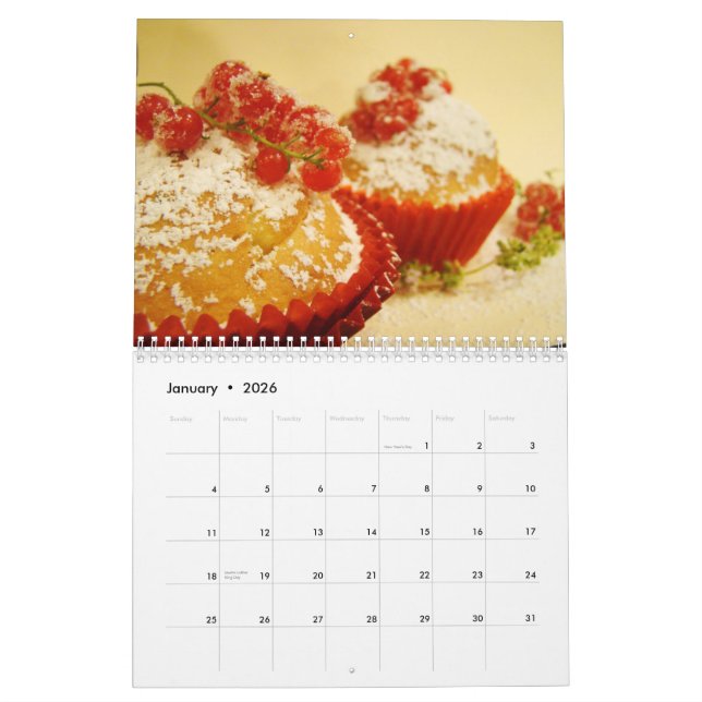 Muffinsväggkalender Kalender (Jan 2026)