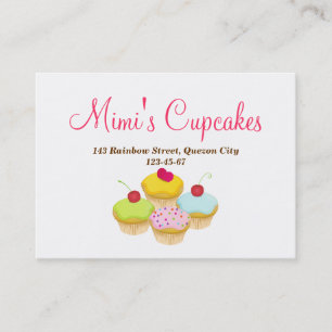 Muffinsvisitkortmall Visitkort