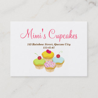 Muffinsvisitkortmall Visitkort