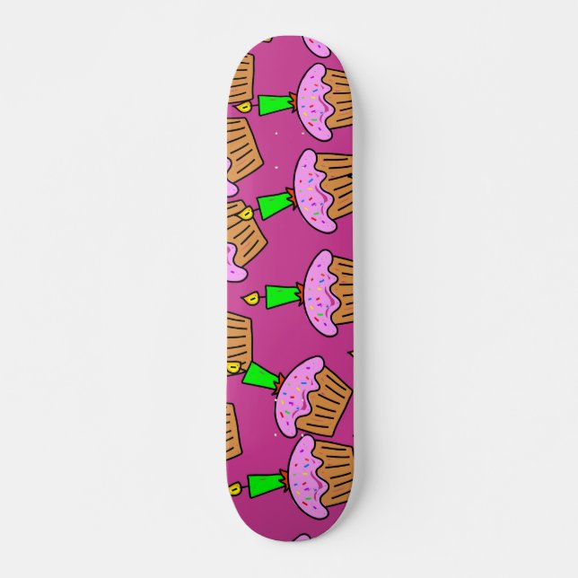 Muffintapet Skateboard Bräda 21,5 Cm (Framsida)