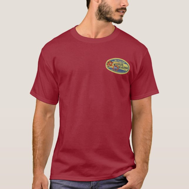 Muffler Bearings T Shirt (Framsida)