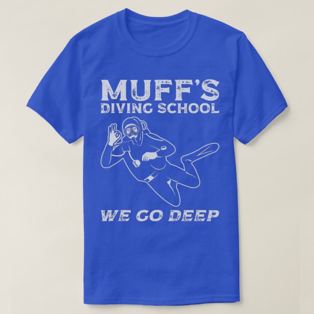 Muffs Diving School 5 T Shirt (Design framsida)