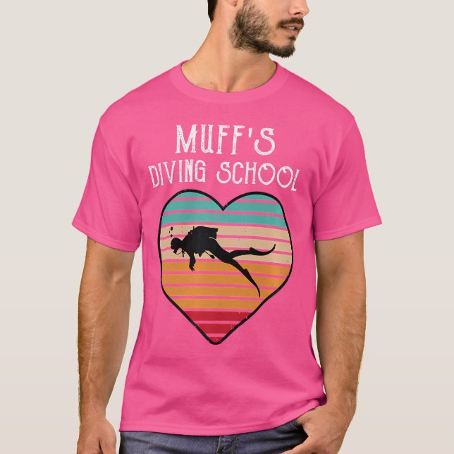 Muffs Diving School T Shirt (Framsida)