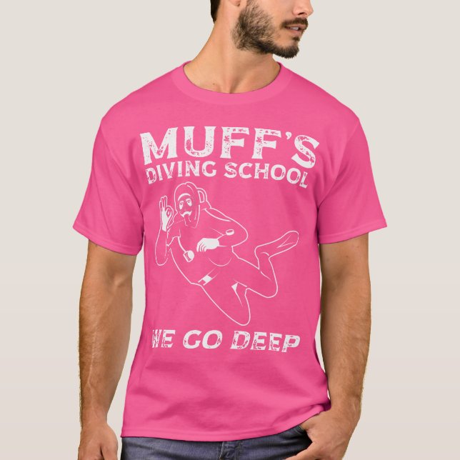 Muffs Diving School T Shirt (Framsida)