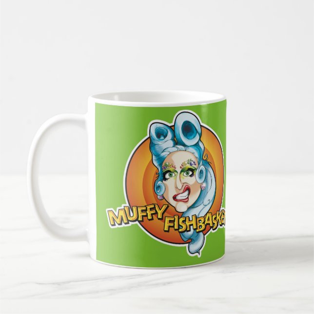 Muffy Fishbasket fläktmugg Kaffemugg (Vänster)