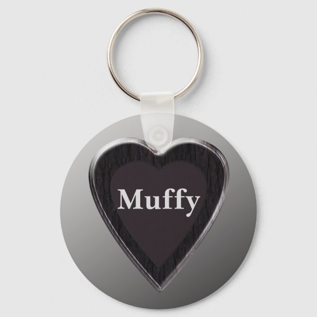 Muffy Hjärtnyckelring Nyckelring (Framsida)