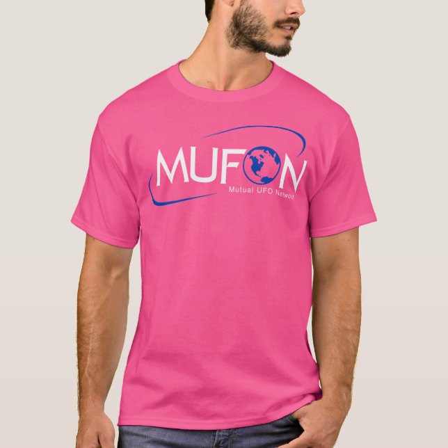 Mufon-design (Mutual Ufo Network). T Shirt (Framsida)