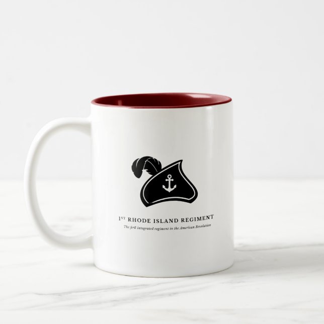 Mug — 1st Rhode Island Regiment Två-Tonad Mugg (Vänster)