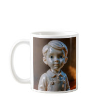 Mug à l'image d'un petit garçon 3D.