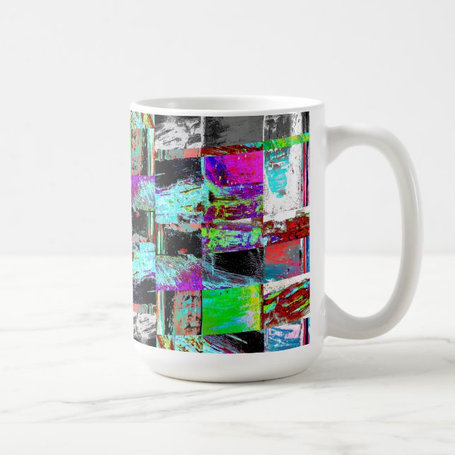 Mug – Abstract Grid Kaffemugg (Höger)