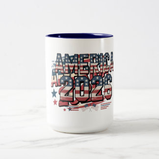 MUG AMERICA2026funny Två-Tonad Mugg