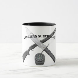 Mug AMERICAN SURVIVALIST Mugg