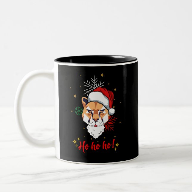 mug animal ho ho ho  Två-Tonad mugg (Vänster)