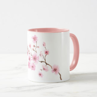 Mug aquarelle Fleurs de Cerisiers Mugg