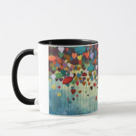 Mug art abstrait coeur mugg