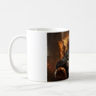 Mug art abstrait Poutine Kaffemugg