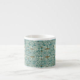 Mug au motif à lignes : L'Élégance Géométrique Espressomugg