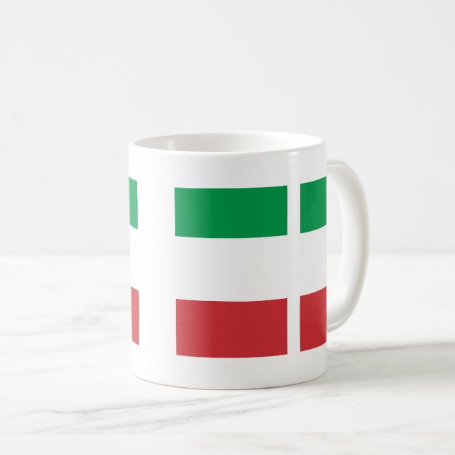 Mug aux couleurs italienne stylisées. kaffemugg (Framsida höger)