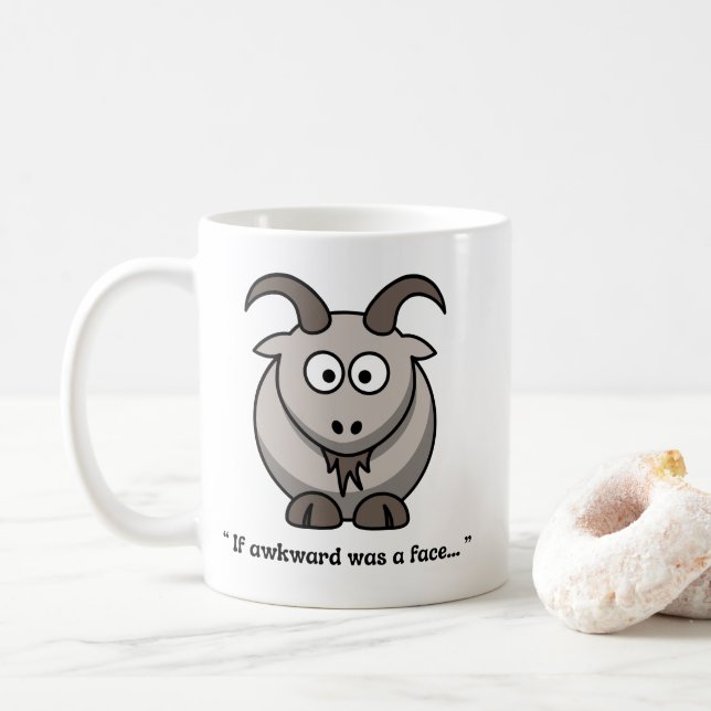 Mug avec Chèvre Kaffemugg (Med munk)