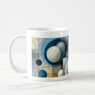 Mug avec dessin abstrait kaffemugg