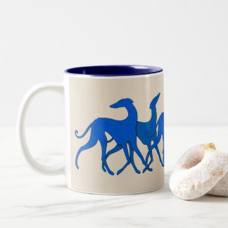 Mug Azawakhs stylisés Två-Tonad Mugg