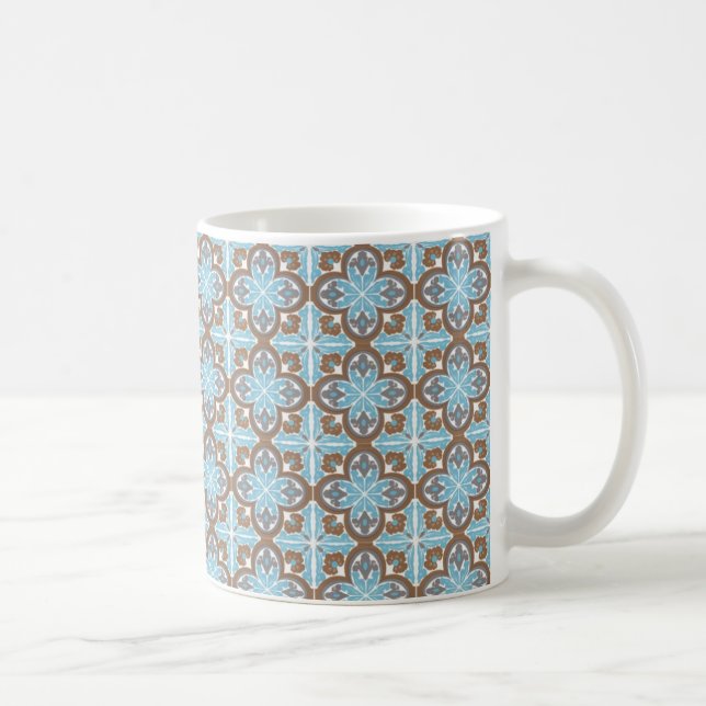 mug azulejos fleur kaffemugg (Höger)