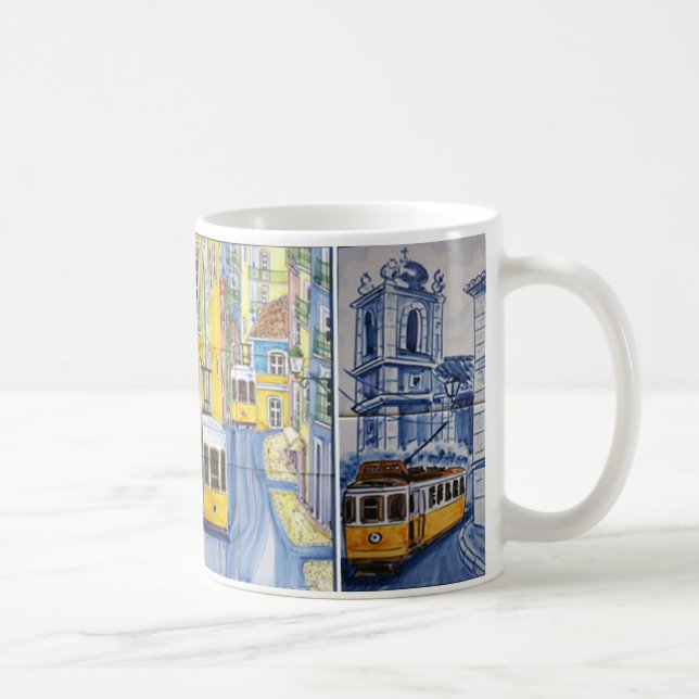 mug azulejos Lisbonne Kaffemugg (Höger)